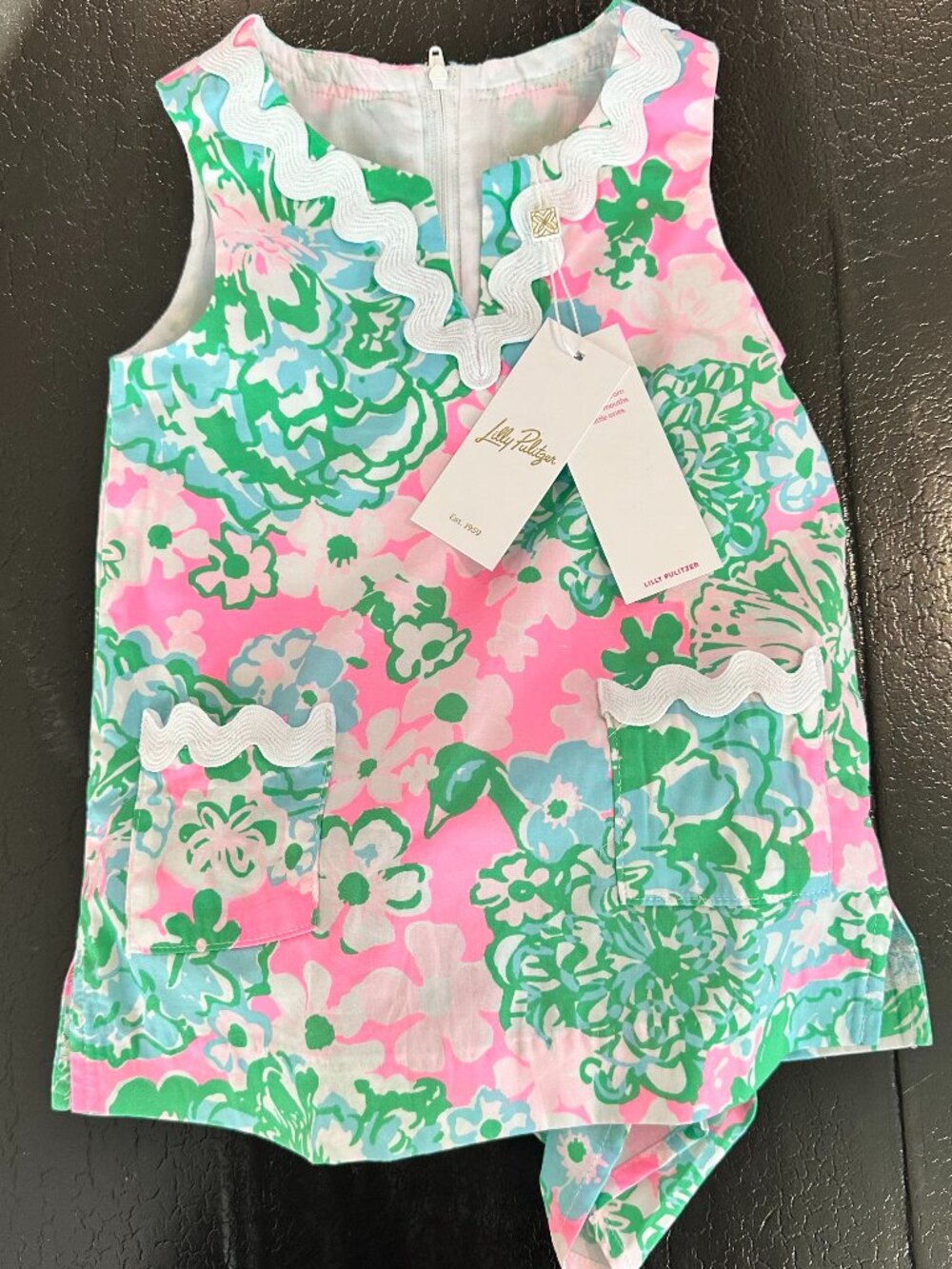 Lilly Pulitzer Baby Girl Plumes In Bloom Shift Dress Set With Bloomers NWT New 3